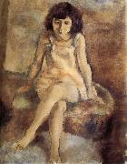 Jules Pascin Be seated lass Germany oil painting artist